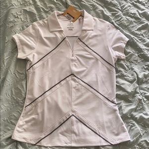Women’s Ladies White Golf Shirt